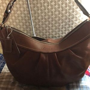 Coach Large leather SOHO Pleated Hobo bag.